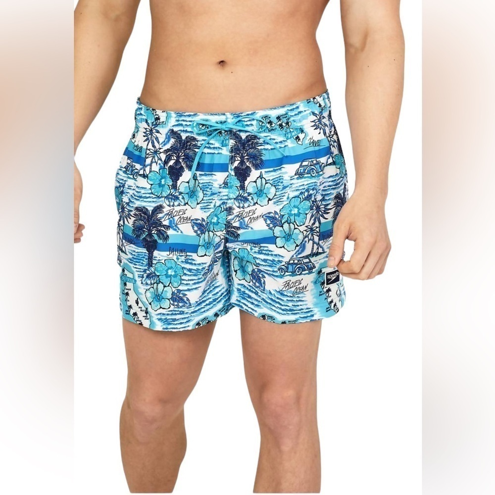 NWT Men’s Speedo Swim Shorts in Malibu Cruise